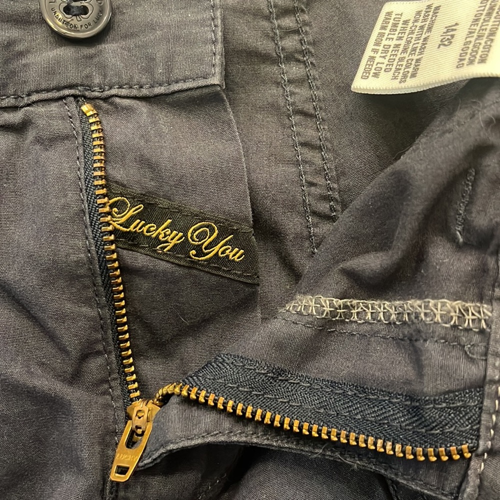 Navy Blue Lucky Brand Pants with Pockets